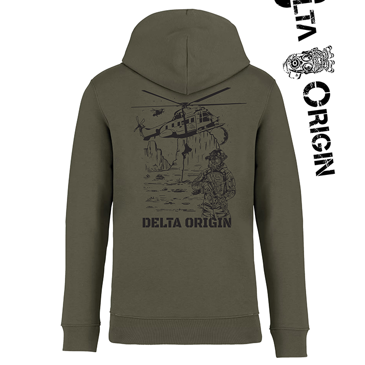 Sweat Capuche Delta Origin "RECO"